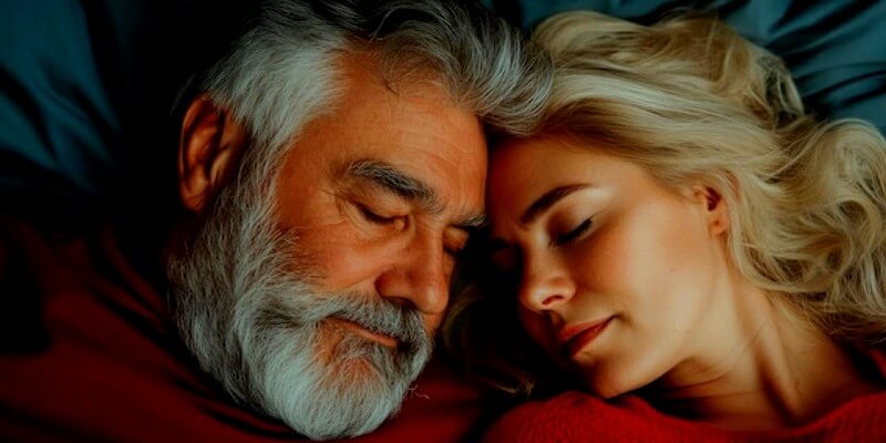 Homme âgé avec une jeune femme