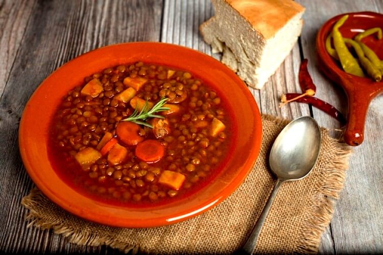 Ragoût de lentilles au chorizo